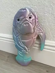 Metal Wall Hanging Multi-Colored Manatee