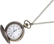 [ANDRESLAD] 1pc Retro Hollowed - out Pocket Watch Zinc Alloy Classic Delicate Quartz Pocket Watch (style 4)