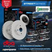 DBA Front Street En-Shield Brake Rotors & Pads for BMW 540 i E60 2007 - 2009