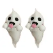Stylish Specters Earrings with Glow Effect Comfortable Soft Clay For Nightlife