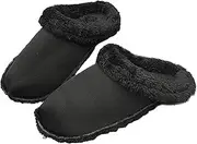 [Generic] Clogs Shoe Inserts Liner - Comfortable White ffurr Lined Breathable Inserts | Clogs Shoe Plush Insert Lining Inner | Detachable Clogs Shoes Slippers Liners for Warmth | Clogs & Mules Comfort Insoles