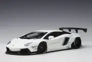 LIBERTY WALK LB-WORKS LAMBORGHINI AVENTADOR WHITE 1:18 AUTOART 79105 NEW IN BOX