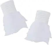[WOFASHPURET] Classic Decorative Wrist Cuffs Elastic for Women Fashionable Hand Sleeves for Dresses