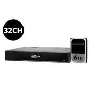 DAHUA 32CH AI NVR WITH 6TB INSTALLED