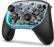 IINE Mechanical Pro Controller, Wireless Switch Controller for Nintendo Switch PC/IOS/Android, ALPS Analog Stick Switch Remote Gamepad with Adjustable Light Modes/NFC/Macro/HD Rumble/Turbo/Wake up