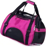 Toddmomy Soft-Sided Pet Carrier for Dogs Mesh Window Pet Bag Zipped Entry Padded Straps Compact Size s Safe Comfortable Travel Companion Go
