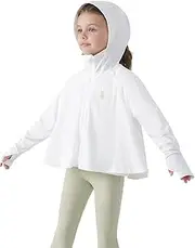 [marc & janie] MARC&JANIE Girls Cool Feeling Ultra Light Sun Protection Jacket Spring Summer Hooded Zipper Thin Jacket