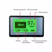 DC 500A Voltmeter Ammeter Voltage Relay Control High Low VOLT Programmable Alarm