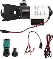 Gearwell Water Pressure Pump, Self Priming Diaphragm Pump, Universal DC 45LPM 12GPM Industrial Pump for RV Marine Boat Yacht (12V)