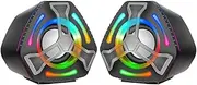 USB Wired Computer Speaker Multimedia Computer Subwoofer Colorful Lighting Effect RGB Desktop Game Speaker