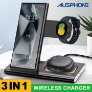 3In1 Wireless Charger Station Fast Charging Dock for Samsung Apple Watch iPhone