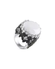 Pasquale Bruni 18K 5.01 ct. tw. Diamond & Agate Ring