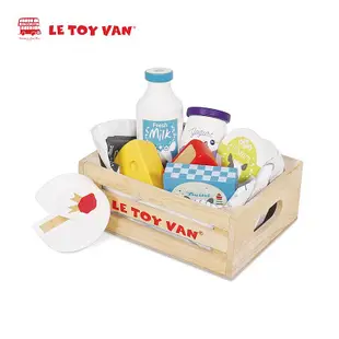 英國LE TOY VAN水果蔬菜肉食木制過家家玩具兒童仿真盒子 購物車