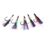 Rough Rider Flasher Circle Hooks 7/0 Red/Blue 5 Hooks