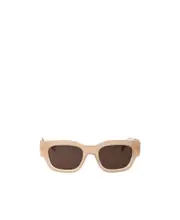 Palm Angels Posey Rectangular-Frame Sunglasses One size Brown