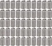 Baxnore 50PCS 5 40 Thread Insert, Wear Resistant SUS304 Screw Bushing Insert, Screw Hole Repair, Thread Protect Set, Thread Socket Set for Automobile (3D)
