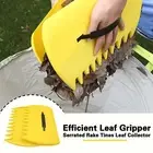 Outdoor Tool Serrated Rake Reusable Garden Leaf Claws Set for Courtyard Durable