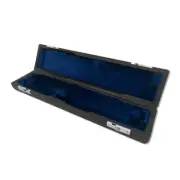 New 16 Hole Flute Case Hard wood +Leather package case Black Color