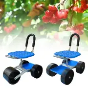 Garden Trolley Rolling Seat, Garden Rolling Work Seat, Adjustable Height