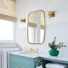 ANDY STAR Gold Bathroom Mirror, 20x30’’ Brushed Gold Vanity Mirror for Bathroom