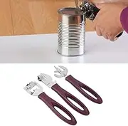 Haofy Doses Lid Opener Manual Can Opener Made of Stainless Steel, Portable Can for The Household Set Beer Bottle for Restaurant Home Camping for Cooking in The Kitchen and Opening Doses