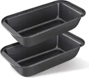 Bread Pan, Nonstick Loaf Pan with Easy Grips Handles, for Baking, bread Set of 2