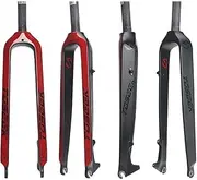 Rigid Bicycle Fork Full Carbon Bicycle Front Forks Disc Brake Rigid Fork Mountain Bike Bicycle Fork Straight Bike Accessories