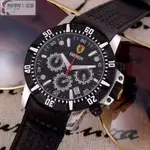 高端 100%盒裝法拉利FERRARI紀念經典錶計時運動錶瑞士機芯石英時尚手錶男錶商務用錶