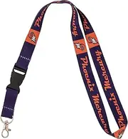 Desert Cactus Phoenix Mercury Lanyard Keychain Detachable WNBA Breakaway Snap Buckle National Basketball Association Car Keys ID Badge Holder (Lanyard A), Multicolored