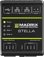 MADRIX Stella Art-Net ArtNet Node DMX512 DMX USB Interface Controller DIN Rail IA-HARD-001019