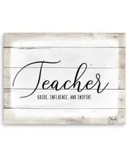 Ready2HangArt Teacher Wrapped Canvas Wall Art by Olivia Rose