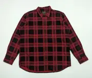 Filson Field Flannel Shirt 20172107 Red Bark Black CC XL - XXL Long