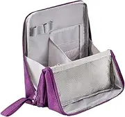 Multi-Purpose Large Capacity Oxford Cloth Standing Makeup Bag,Waterproof Portable Vertical Makeup Bag,Travel Container for Women Men Home Offices Business Use Vacation Shampoo Conditioner Hair Spray
