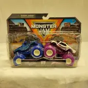 Monster Jam Blue Thunder Vs Fullcharge 1:64 Scale 2pk Series 25 NEW Collectible