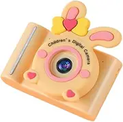 Lazycloud A16S HD Dual Lens 4000W Pixel Front Rear Dual Camera Without Memory Card Li-Ion Battery Children's Camera,Yellow