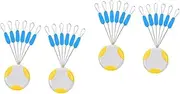 60 Pcs Float Stops Fishing Line Stop Fishing Slip Fishing Stopper Stop Bead Bobbers for Fishing Silica Gel Buoy Fishing Buoy Twine Float Plug
