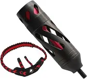 Toparchery Compound Bow Aluminum Stabilizer Bows Stabilisers with Wrist Bow Sling Braided Hunting Shooting Target