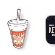 Whataburger Drink Cup Enamel Pin Texas Burger
