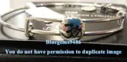 Alex and Ani Sacred Studs Om Bangle Silver Plated - Discontinued