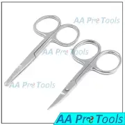 Facial Hair Scissors For Men Beard Mustache Nose Hair Trimming by AA Pro Tools