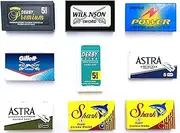 Astra Derby Shark Permasharp 50 Razor Blades Set 9 Different Blade Types