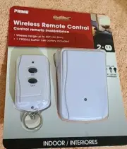Remote switch Prime 80 Ft. Range White Wireless with Remote Control TNRC21