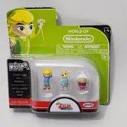 World of Nintendo Micro Land Zelda Windwalker Outset Link Aryll Grandma Figures