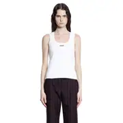 [ALEXANDER MCQUEEN] Mcqueen Placket Tank Top White