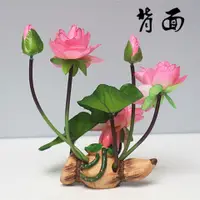 在飛比找蝦皮購物優惠-摩登時尚一派 仿真荷花蓮藕魚缸裝飾造景仿真水草假花草塑料水草