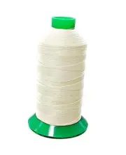 KCHEX Natural/White UVR Bonded Polyester Upholstery Thread T-90