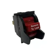 489105-00 & Others, ON/OFF Toggle Switch w/ Key for Delta and Rockwell Grinders