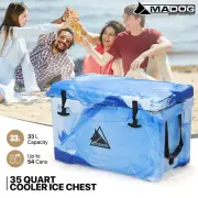 35 Quart Portable Cooler Ice Chest Outdoor Party Camping Drink 54 Cans Capacity