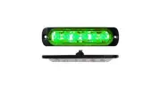Race Sport 6-LED Ultra Slim 19-Flash Pattern Marker Light (Green)