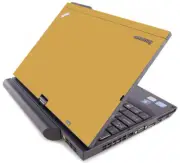 GOLD Vinyl Lid Skin Cover Decal fits IBM Lenovo ThinkPad X220T X230T Laptop